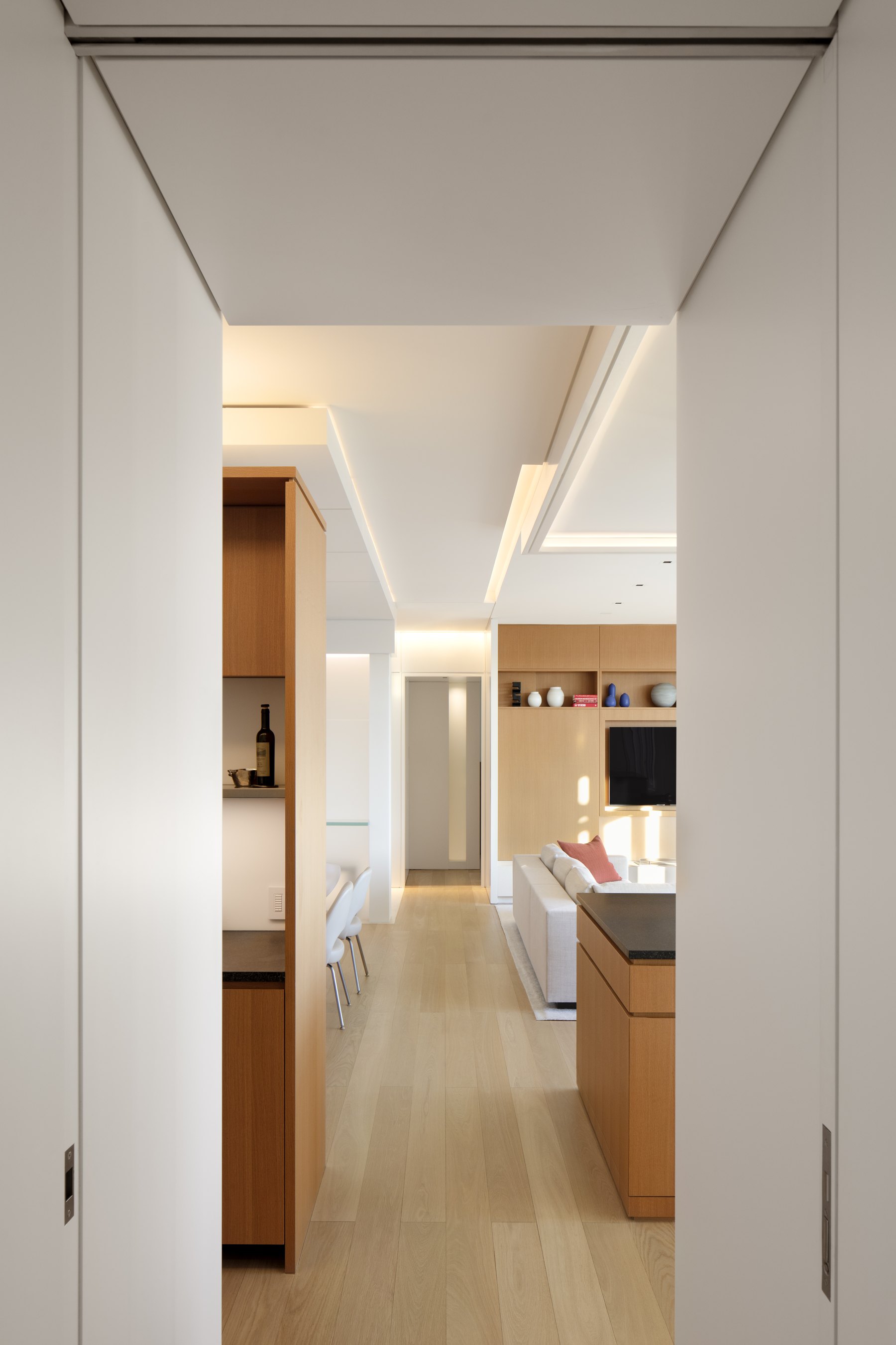 Logan Penthouse — open kitchen and living